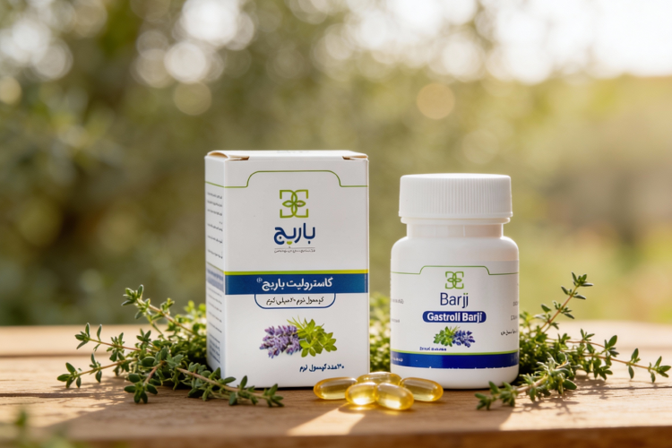 کپسول نرم گاسترولیت باریج برای بهبود مشکلات گوارشی